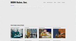Desktop Screenshot of bbnsales.com